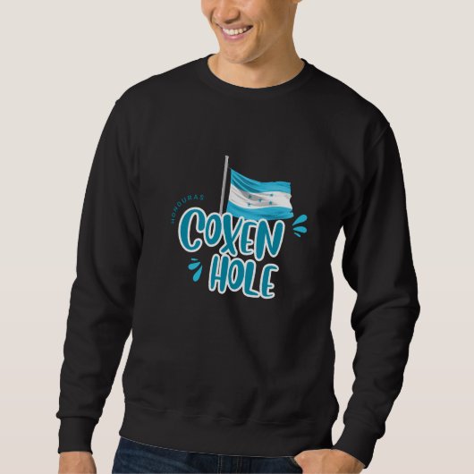 Coxen Hole met Hondurese vlag Trui (Voorkant)