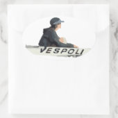 Coxswain Ovaal Sticker (Tas)