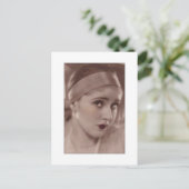 coy beauty from the deco age briefkaart (Staand voorkant)
