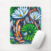 Coy Carp Kleurrijke Mousepad Muismat (Met muis)
