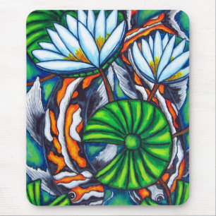 Coy Carp Kleurrijke Mousepad Muismat