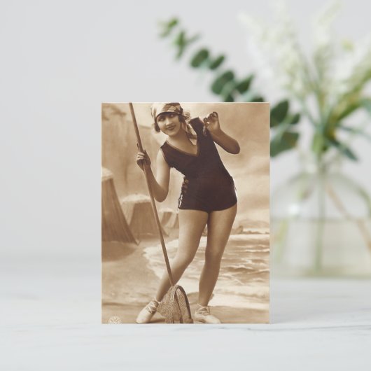 Coy Cutie Briefkaart (Staand voorkant)