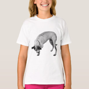 Coy Paw Terrier Glimlach T-shirt