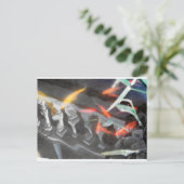 Coy Reflection Briefkaart (Staand voorkant)