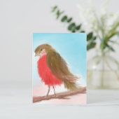 Coy Robin Briefkaart (Staand voorkant)
