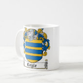 Coyle Family Crest Koffiemok (Voorkant links)