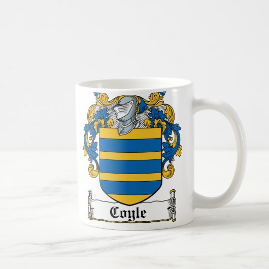 Coyle Family Crest Koffiemok (Rechts)