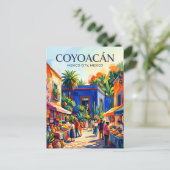 Coyoacán Mexico Briefkaart (Staand voorkant)