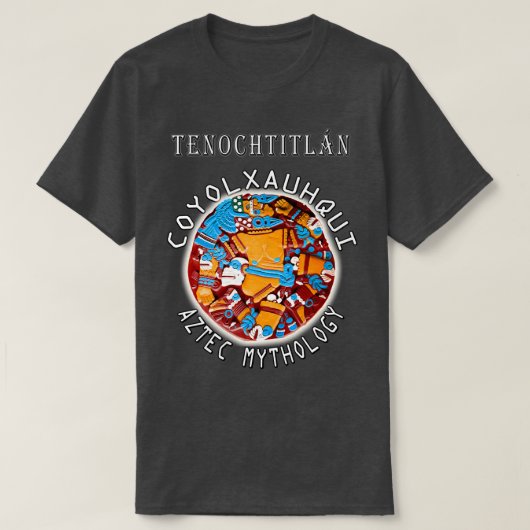 Coyolxauhqui Goddess Disk T-shirt (Design voorkant)
