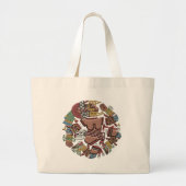 Coyolxauhqui Grote Tote Bag (Voorkant)