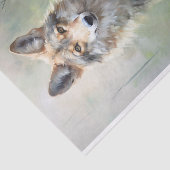 Coyote 1 Decoupage papier (Detail)