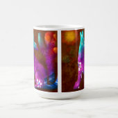 Coyote Abstracte Kunst Saguaro Cactus Desert Brown Koffiemok (Center)