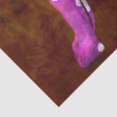 Coyote Abstracte Kunst Saguaro Cactus Desert Brown Tissuepapier (Detail)