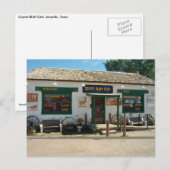 Coyote Bluff Cafe in Amarillo, Texas | BRIEFKAART (Voorkant / Achterkant)