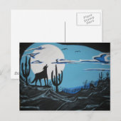 Coyote Briefkaart (Voorkant / Achterkant)