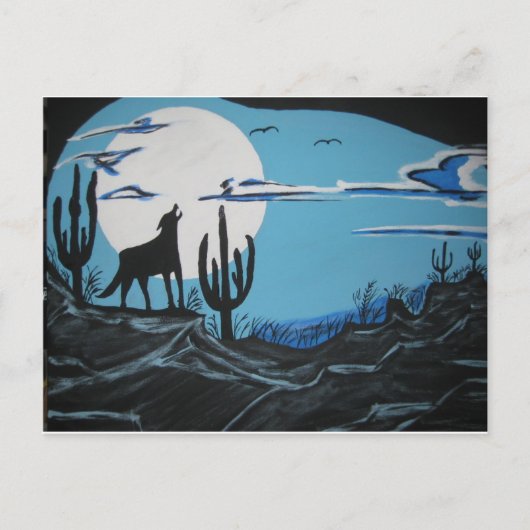 Coyote Briefkaart (Voorkant)