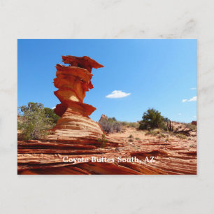 Coyote Buttes South, AZ Arizona, Rock Formations Briefkaart