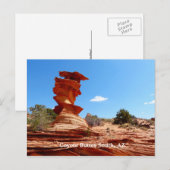 Coyote Buttes South, AZ Arizona, Rock Formations Briefkaart (Voorkant / Achterkant)