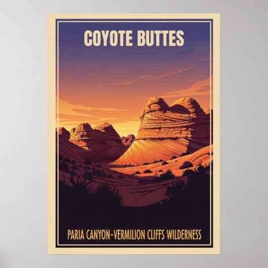 Coyote Buttes V01 Poster (Voorkant)