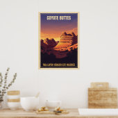 Coyote Buttes V01 Poster (Keuken)