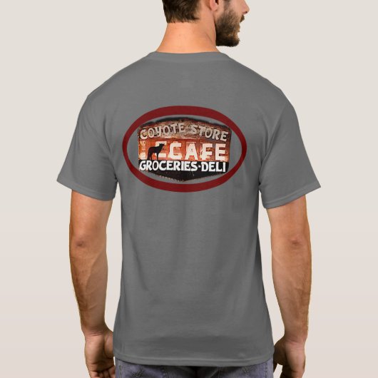Coyote Café & Winkel T-shirt (Achterkant)