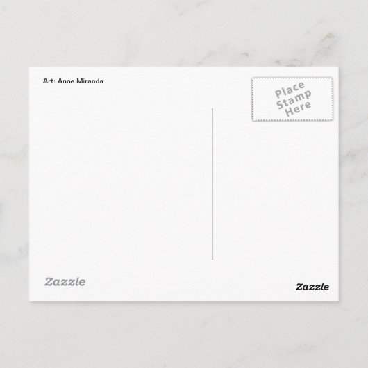 Coyote Canyon Night Sangen Briefkaart (Achterkant)