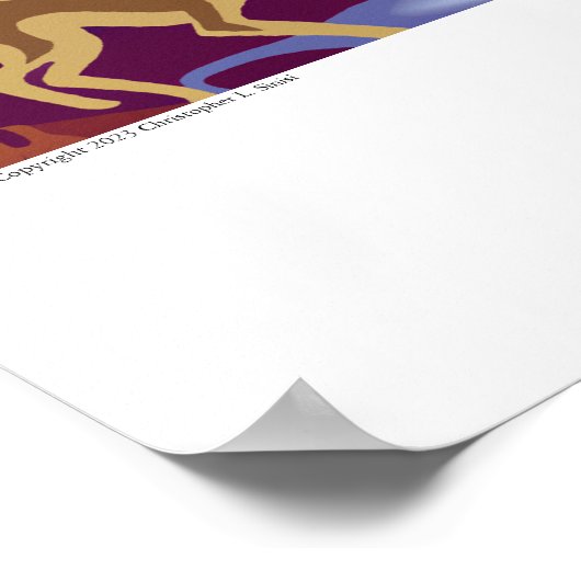 Coyote Canyon Sunrise Poster (Hoek)