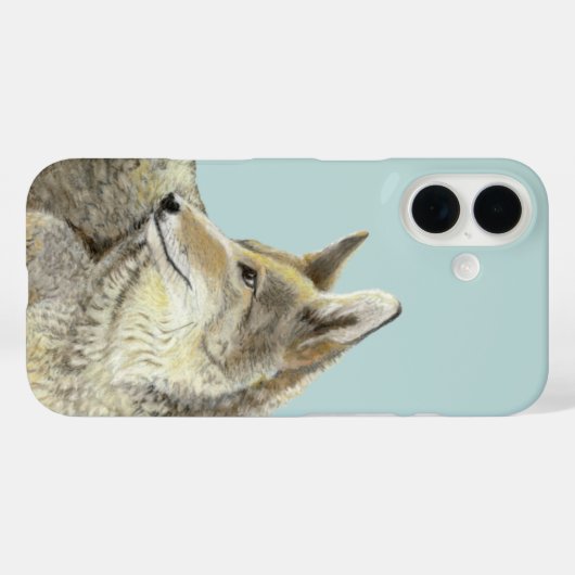 Coyote Case-Mate iPhone Case (Achterkant (horizontaal))