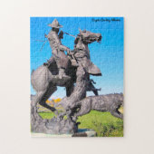 Coyote Cowboy Alberta Legpuzzel (Verticaal)