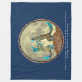 Coyote Crooner Fleece Blanket Deken (Voorkant)