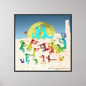 Coyote Crooners Canvas Afdruk (Voorkant)