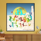 Coyote Crooners Canvas Afdruk (Insitu (Woonkamer))