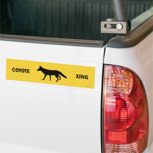 Coyote Crossing Bumpersticker (Op Truck)