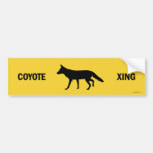 Coyote Crossing Bumpersticker (Voorkant)