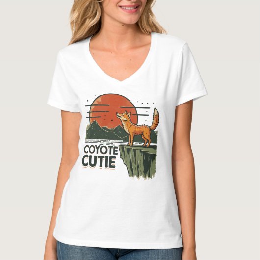 Coyote cutie t-shirt (Voorkant)