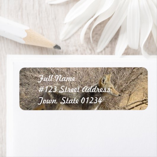 Coyote Design retouradres mailinglabel Etiket (Insitu)