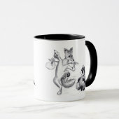 Coyote en Badger Friends Mok (Voorkant rechts)