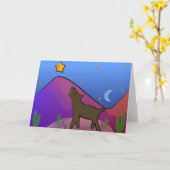 Coyote en Ster Kaart (Gele Bloem)