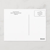 Coyote Encounter Briefkaart (Achterkant)