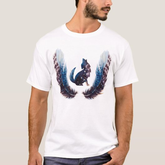 Coyote Feather T-shirt (Voorkant)