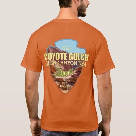 Coyote Gulch (pijlpunt) T-shirt (Achterkant)