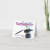 Coyote het Wenskaart van de Bedrieger Kaart (Achterkant)