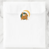 Coyote Howl Ronde Sticker (Tas)
