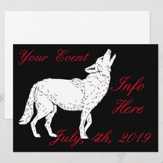 Coyote Howling Thunder_Cove (Voorkant / Achterkant)