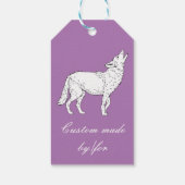 Coyote Howling Thunder_Cove Cadeaulabel (Achterkant)