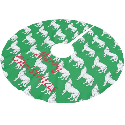 Coyote Howling Thunder_Cove Kerstboom Rok (Gekanteld)