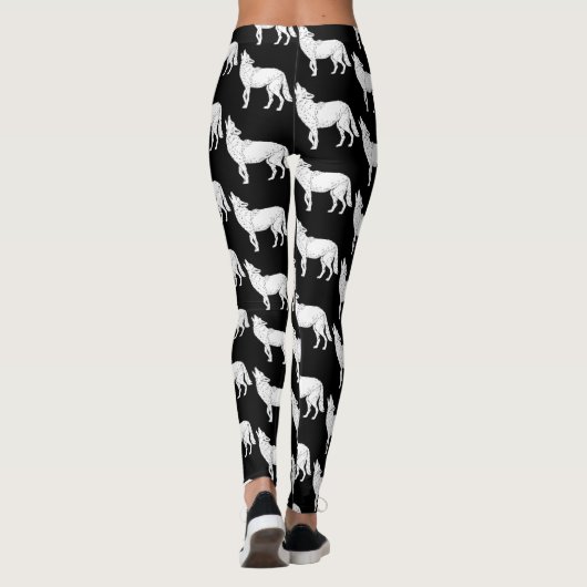 Coyote Howling Thunder_Cove Leggings (Achterkant)