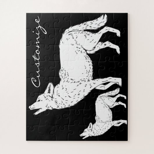 Coyote Howling Thunder_Cove Legpuzzel (Verticaal)