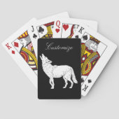 Coyote Howling Thunder_Cove Pokerkaarten (Achterkant)