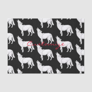 Coyote Howling Thunder_Cove Tissuepapier